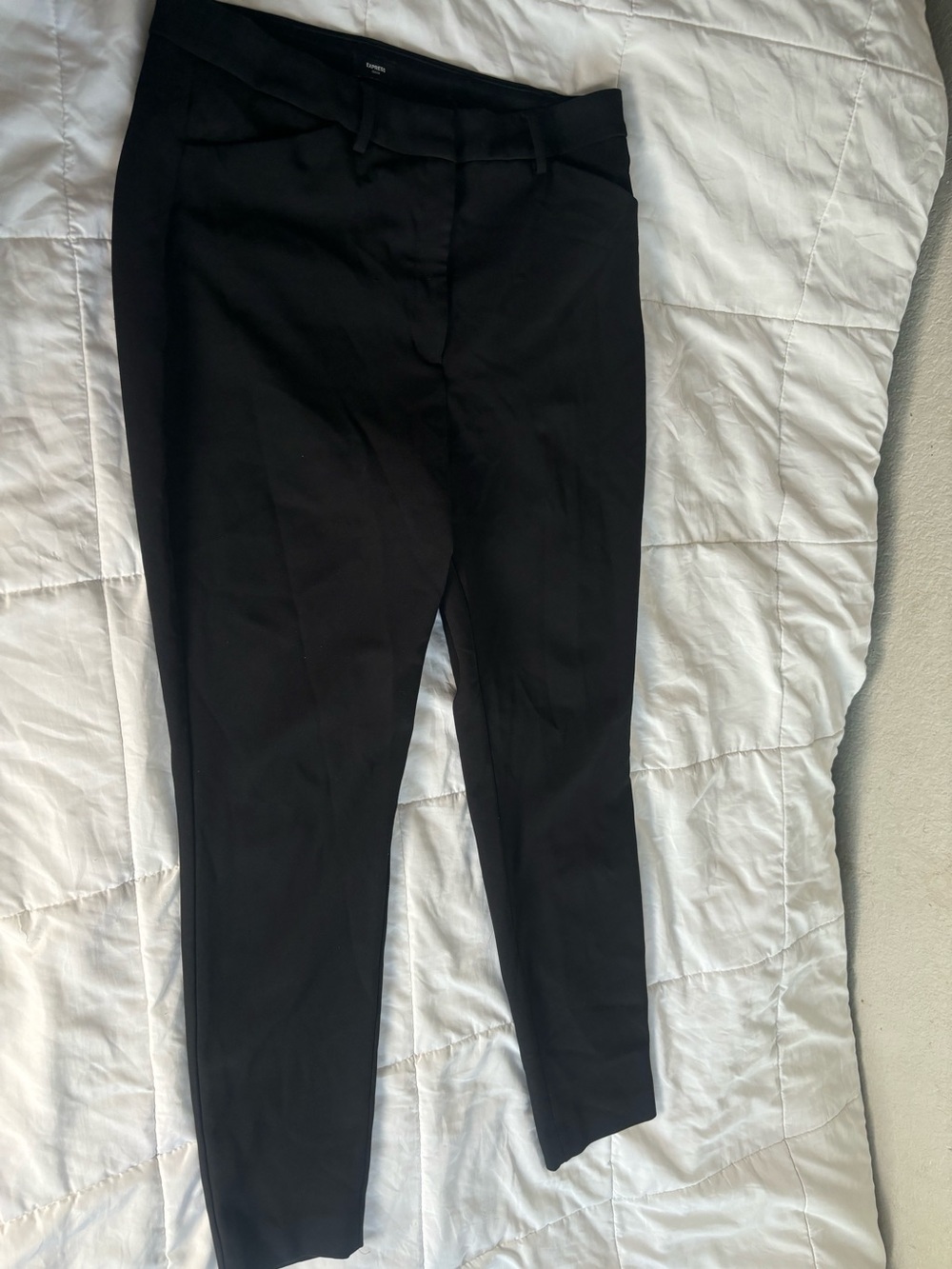 Express Black Slim Ankle Dress Pants